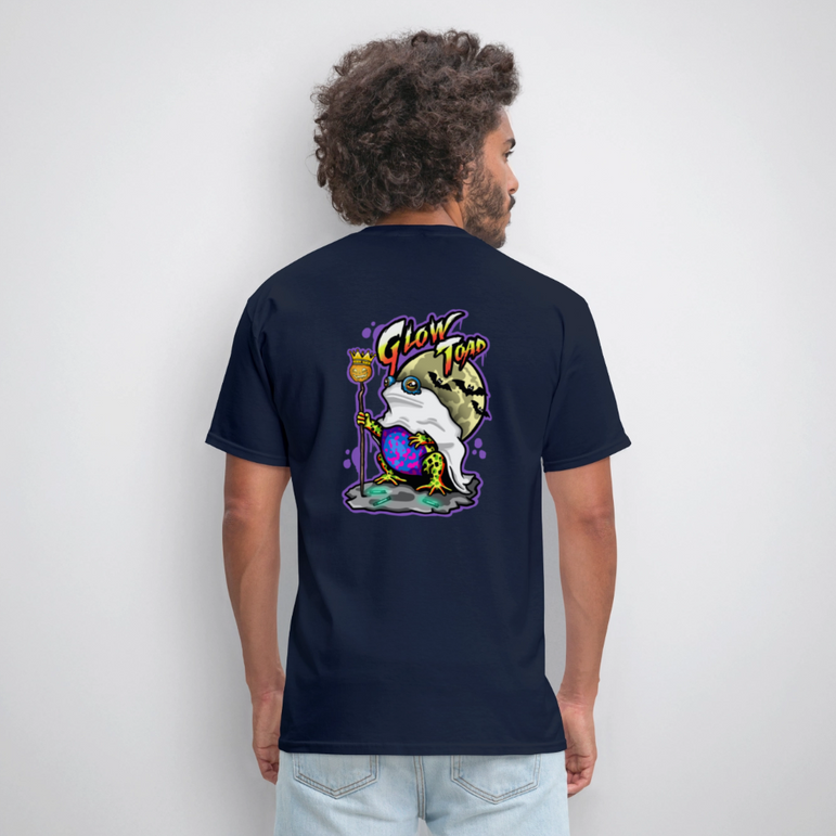 Halloween Locked In Toad (T-Shirt) - navy