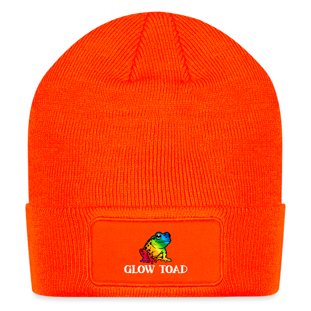 Glow Toad Beanie - neon orange