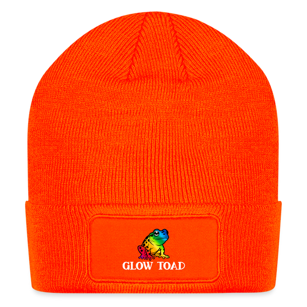 Glow Toad Beanie - neon orange