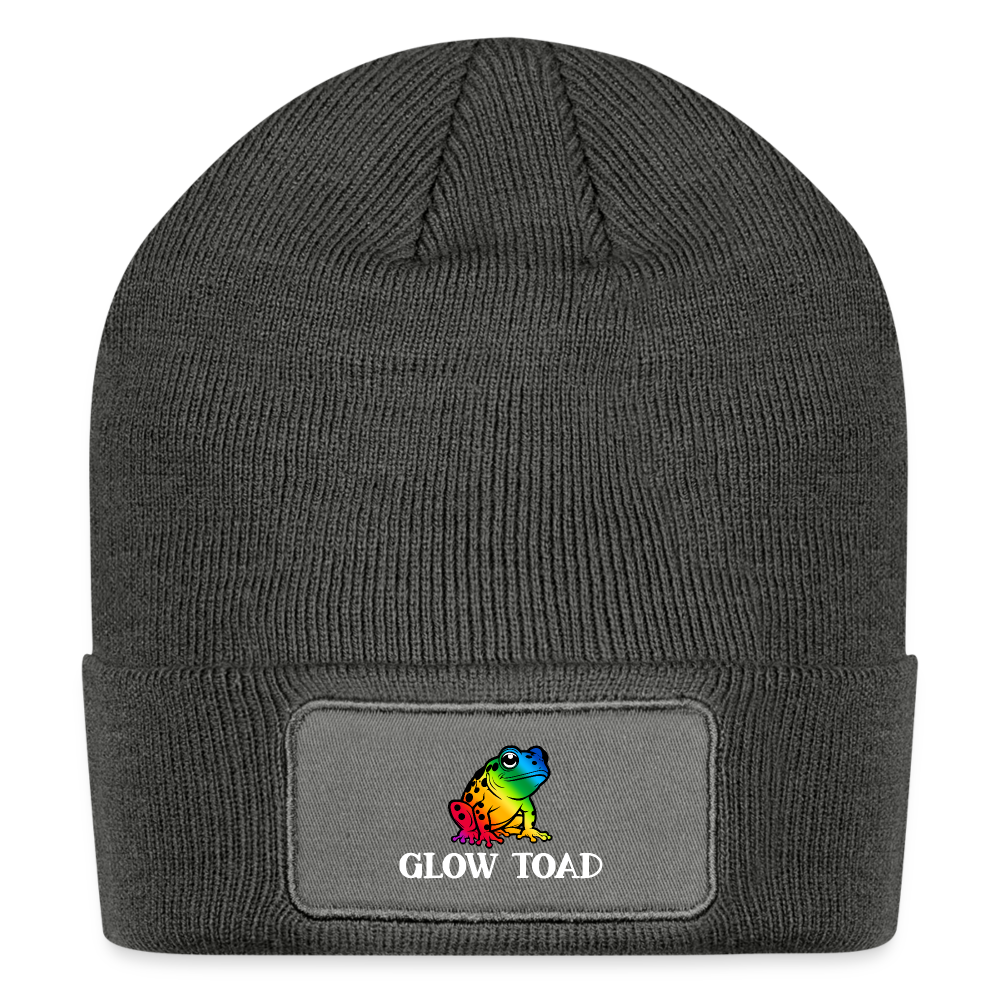 Glow Toad Beanie - charcoal grey