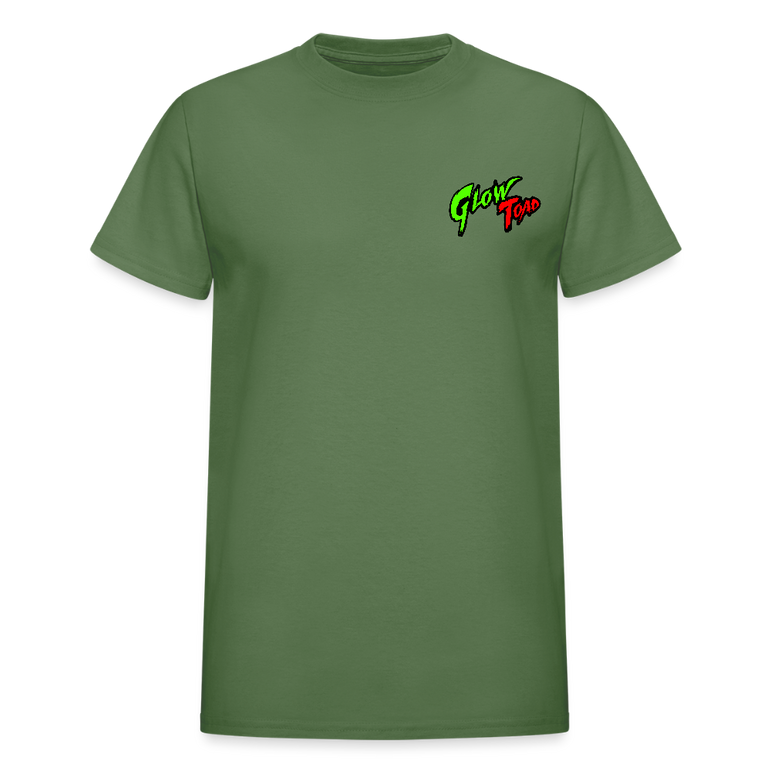 Santa Toad T shirt - military green