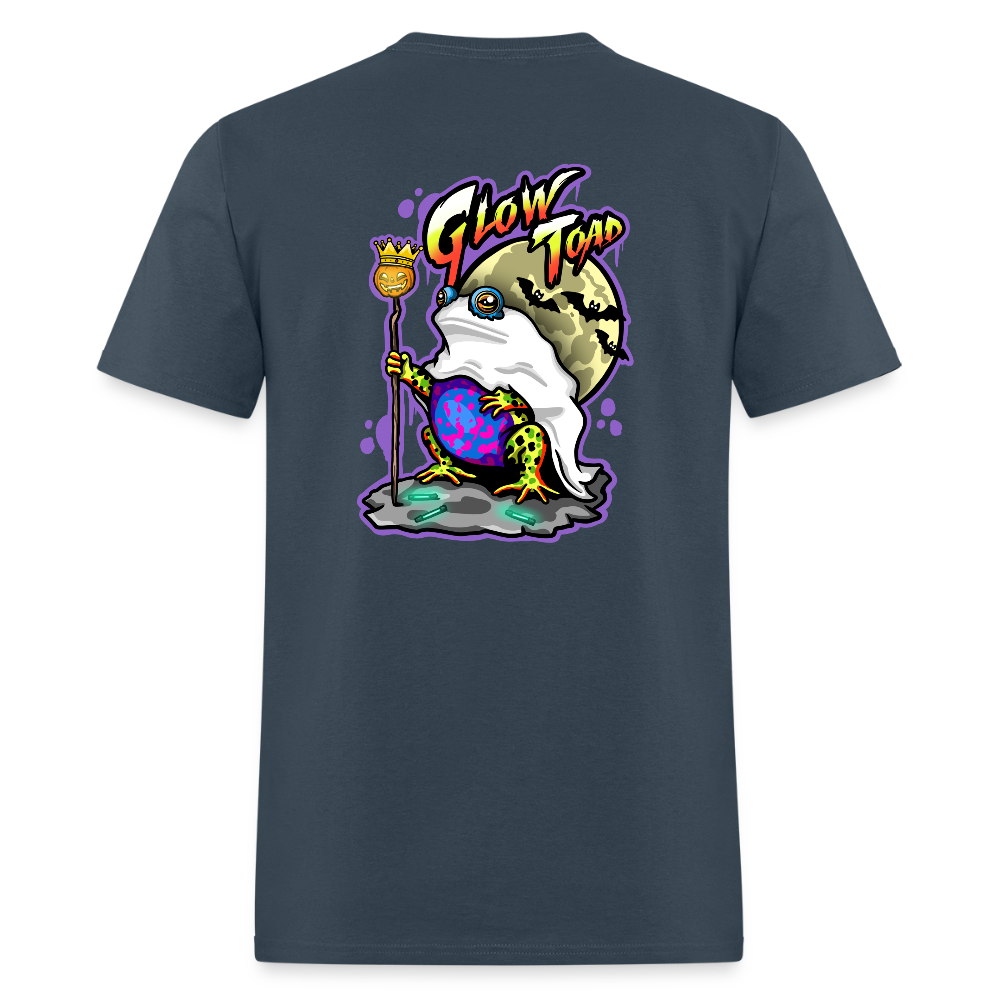 Halloween Locked In Toad (T-Shirt) -  blue dusk