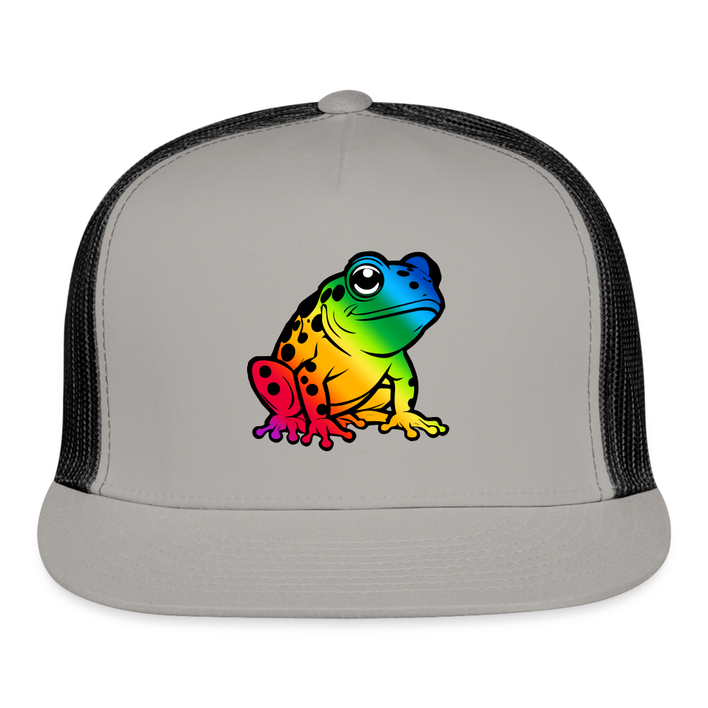 Glow Toad Hat - gray/black