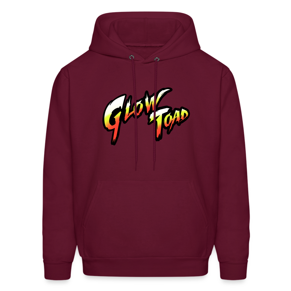 Glow Toad Hoodie - burgundy