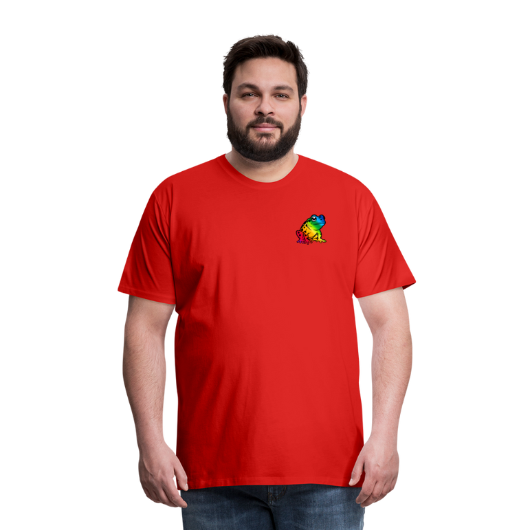 Premium Glow Toad T-Shirt - red