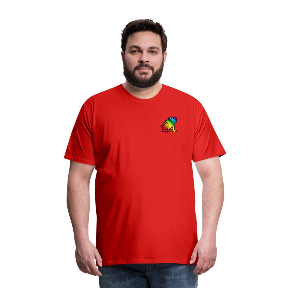 Premium Glow Toad T-Shirt - red