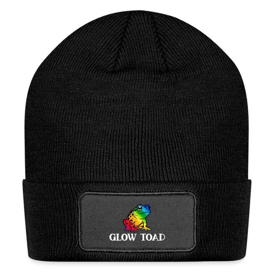 Glow Toad Beanie - black
