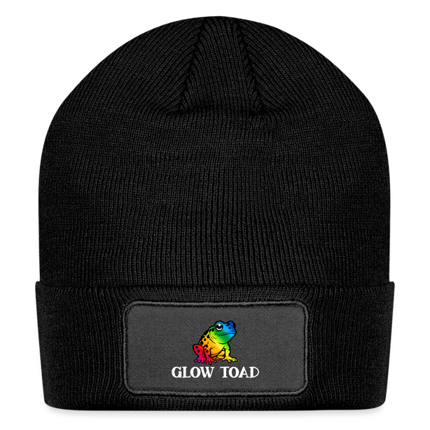 Glow Toad Beanie - black