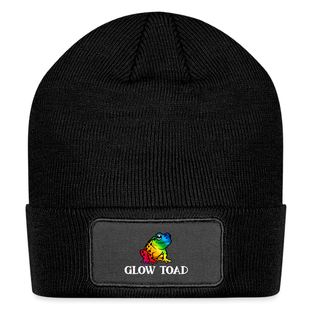 Glow Toad Beanie - black