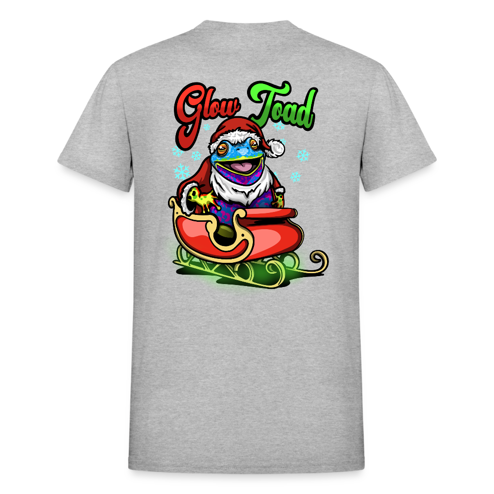 Santa Toad T shirt - heather gray