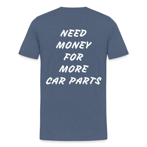 Need Money - heather blue