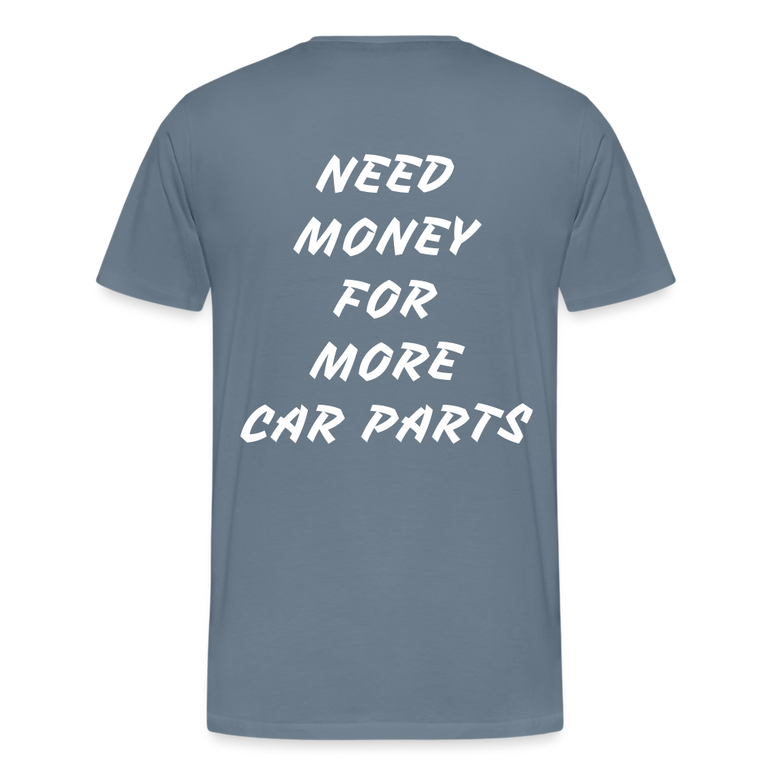 Need Money - steel blue