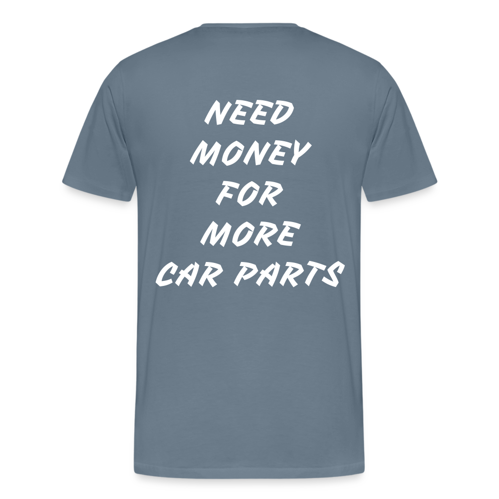 Need Money - steel blue