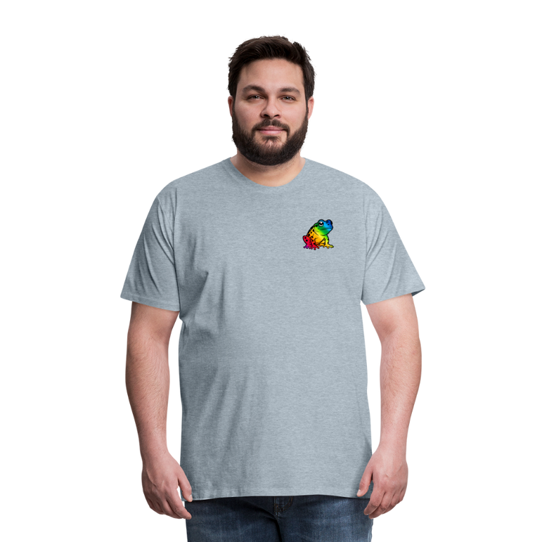 Premium Glow Toad T-Shirt - heather ice blue