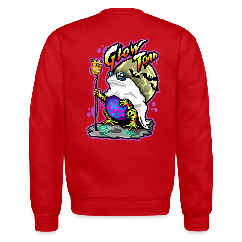 Halloween Toad Crew Neck - red