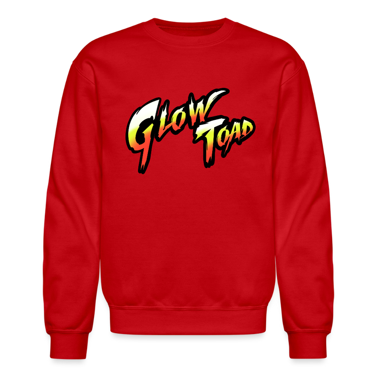Halloween Toad Crew Neck - red