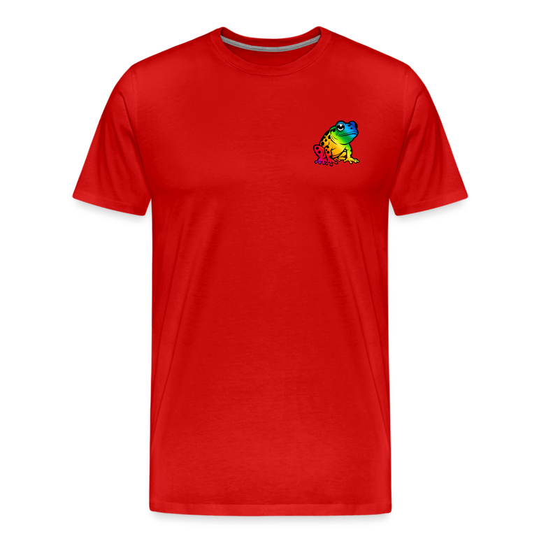 Premium Glow Toad T-Shirt - red