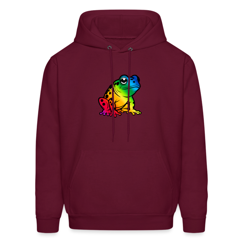 Glow Toad Hoodie - burgundy