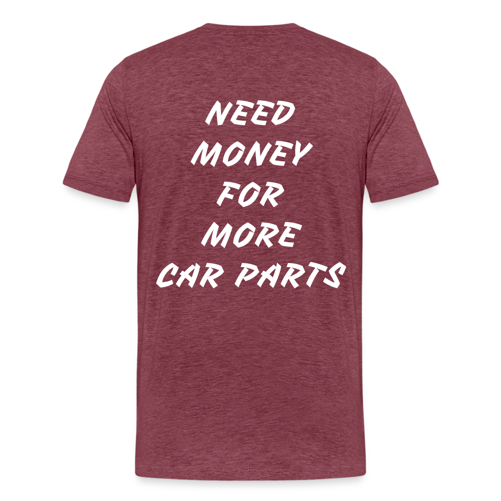 Need Money - heather burgundy