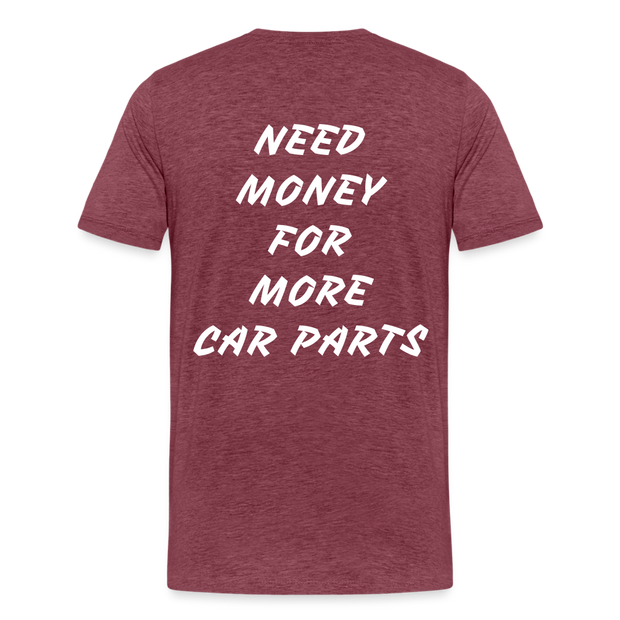 Need Money - heather burgundy