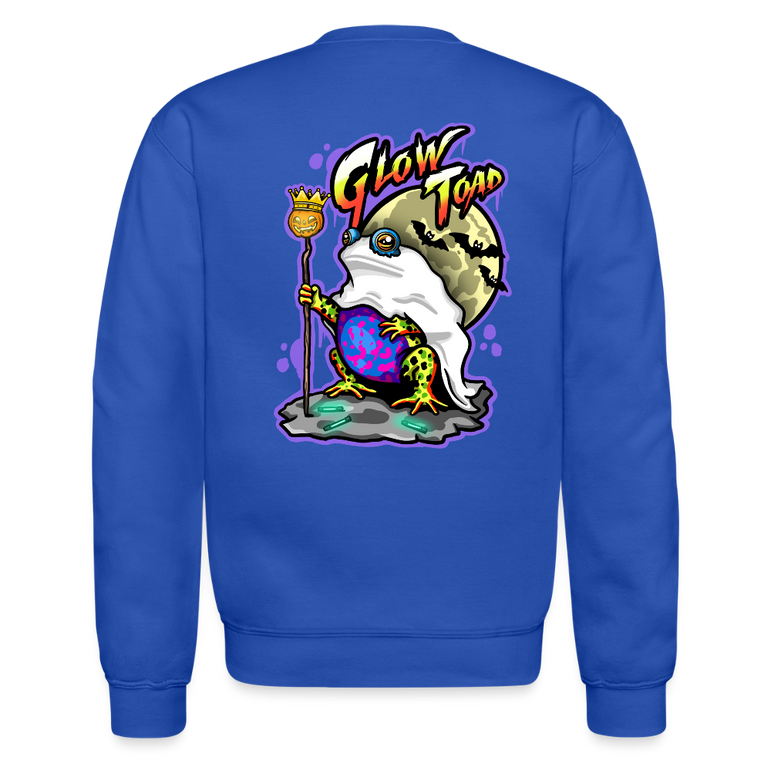Halloween Toad Crew Neck - royal blue