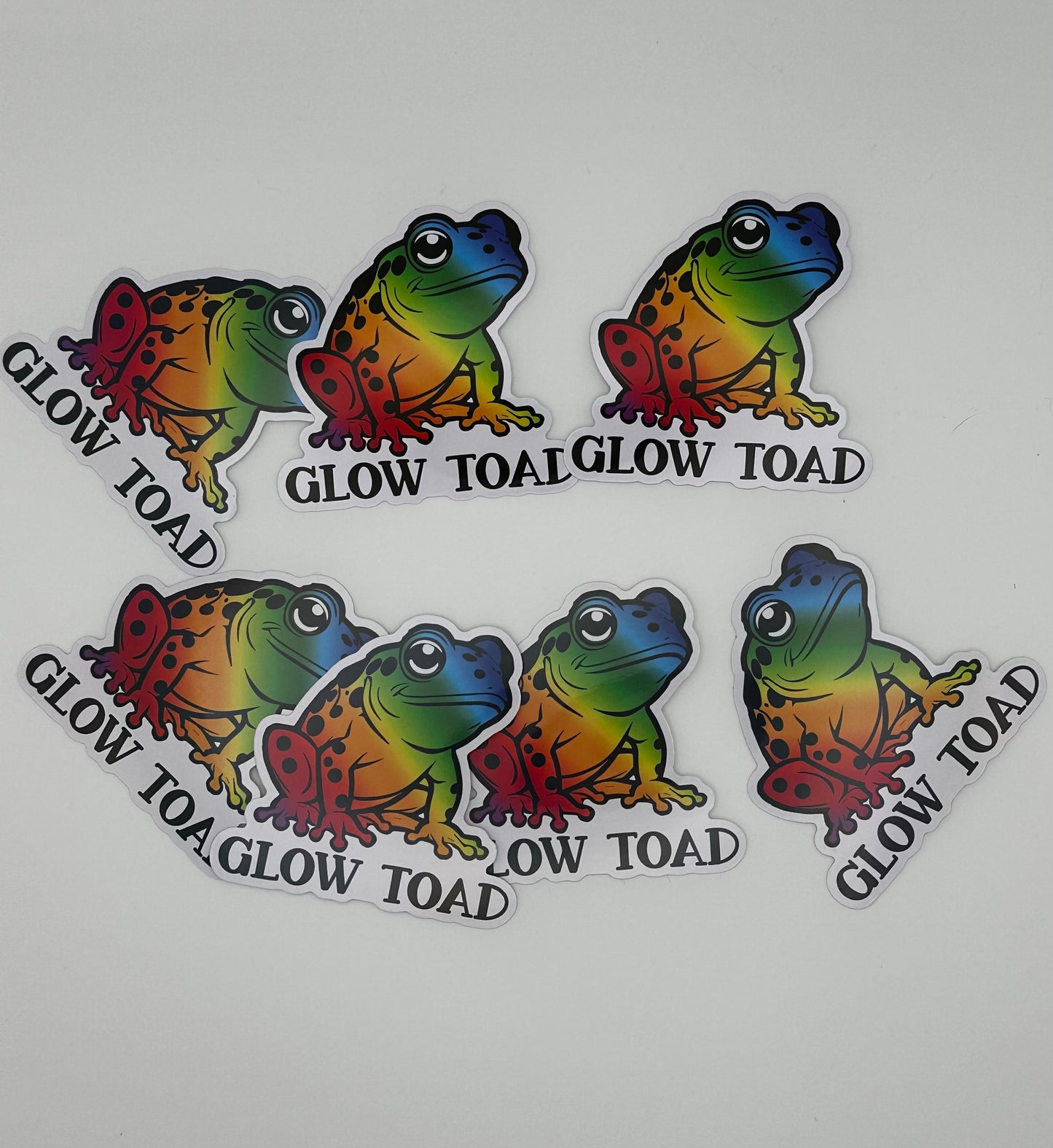 Glow Toad Sticker